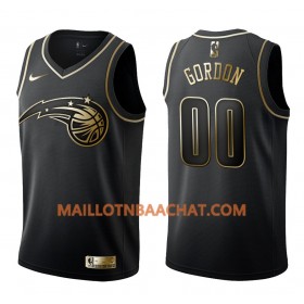Maillot NBA Orlando Magic Aaron Gordon 00 Nike Noir Golden Edition Swingman - Homme